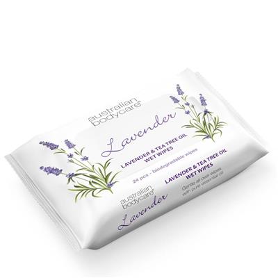 Vådservietter med Lavendel & Tea Tree Oil 24 stk. 
