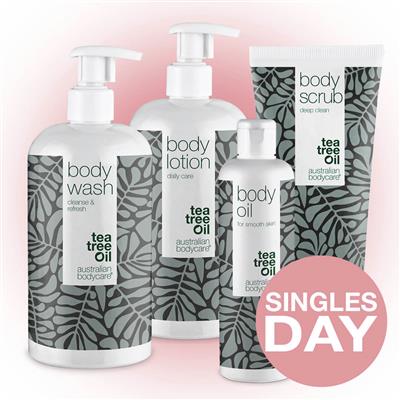 Singles Day pakketilbud på kropspleje . Perfekt un