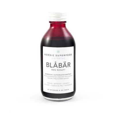 Nordic Superfood Raw Juice koncentrat Blåbær