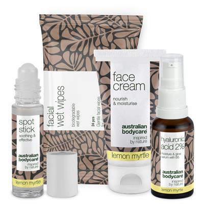 Black Week plejesæt til ansigtet med Lemon Myrtle 