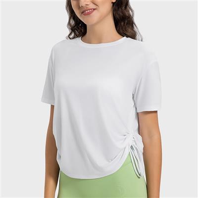 Nordic-wellness Scrunch Tee - White - M