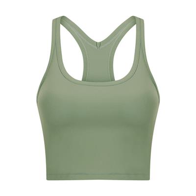 Nordic-wellness Pure Crop Top - Matcha Green - L