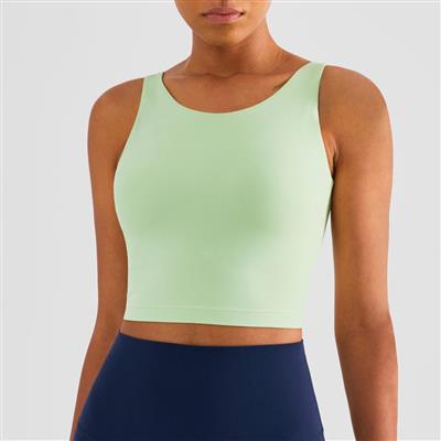 Nordic-wellness Active Longline Sports Bra - Aloe Green - M
