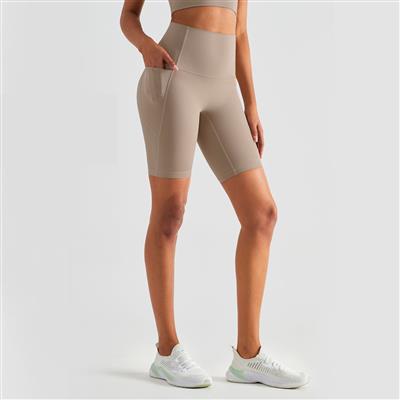 Nordic-wellness Flow Pocket Shorts - Sandstone - M