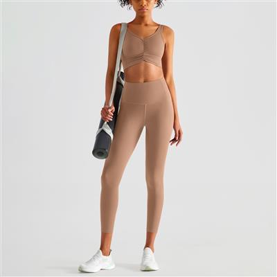 Nordic-wellness Elevate Yoga Set - Soft Brown - S / L