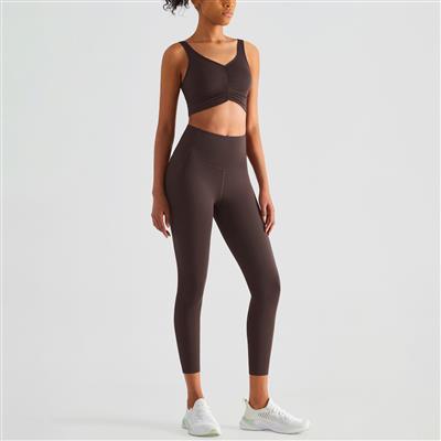 Nordic-wellness Elevate Yoga Set - Dark Brown - M / XL