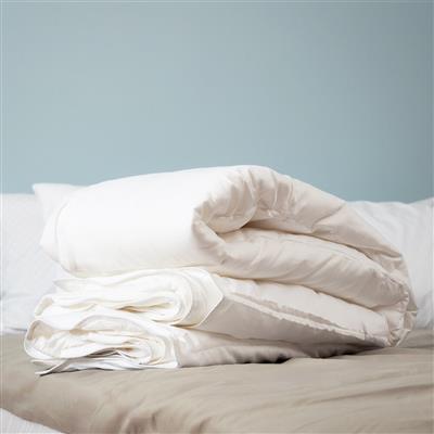 Nordic-wellness dobbeltdyne i bomuld 200x200 cm / 200x220 cm - 200x200 cm