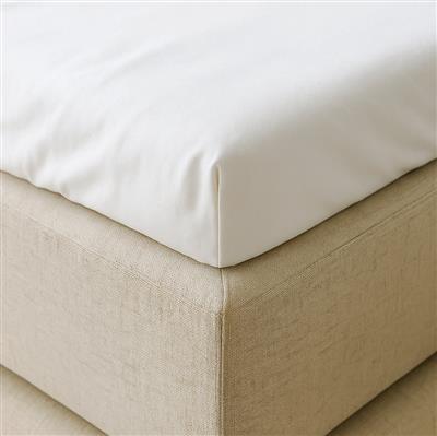 Kuvertlagen i bambus - Hvid - 140 x 200 x 8 cm