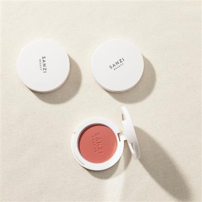 SANZI BEUATY - POWDER BLUSH MINERAL PIGMENTS - FUCHSIA